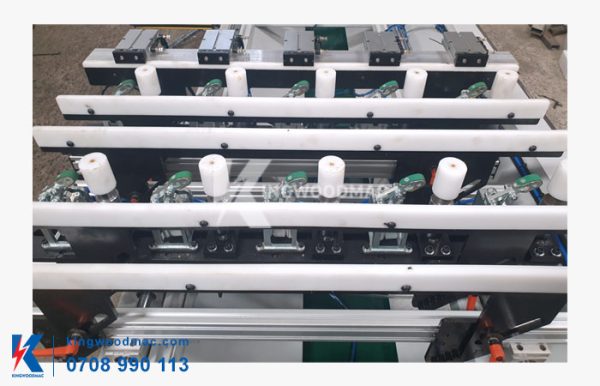 Bàn kẹp phôi máy làm mộng âm cnc 10 đầu | KINGWOODMAC