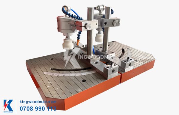 MÁY ĐÁNH MỘNG DƯƠNG 1 ĐẦU CNC - KW 140 Ben kẹp máy đánh mộng dương 1 đầu cnc | KINGWOODMAC