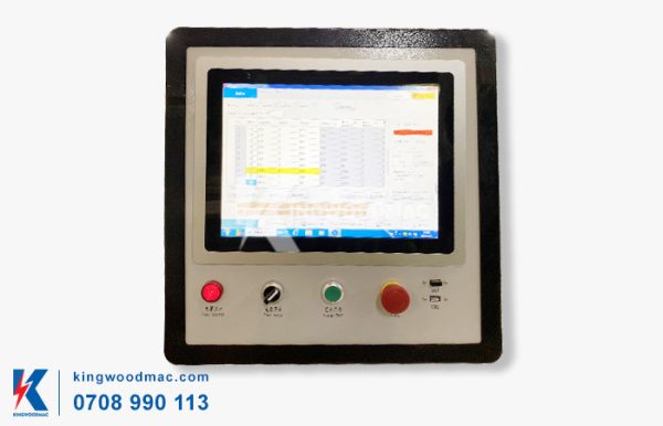 Màn hình làm việc máy cắt khuyết tật lập trình | Kingwoodmac