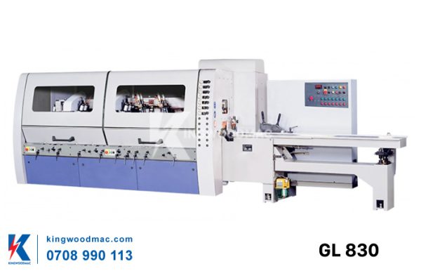 Máy bào gỗ 4 mặt 8 trục dao GL 830 Đài Loan | Kingwoodmac