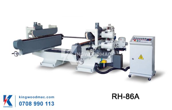 máy cắt phay 2 đầu băng tải RH-86A | KINGWOODMAC