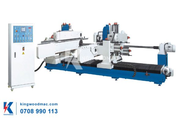 Máy cắt phay gỗ 2 đầu | Kingwoodmac