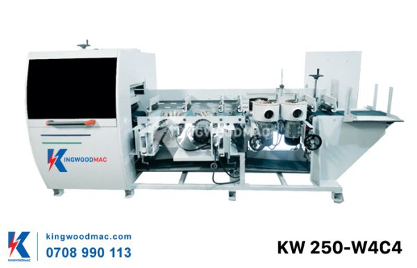 Máy chà nhám chổi 4 mặt tự động KW 250-W4C4 | Kingwoodmac