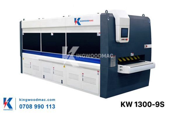 Máy chà nhám chổi 9 trục 1300mm KW 1300-9S | Kingwoodmac