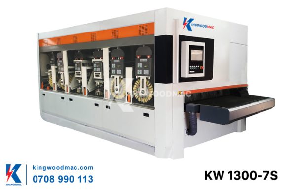 Máy chà nhám chổi thùng 7 hàng trục KW 1300-7S