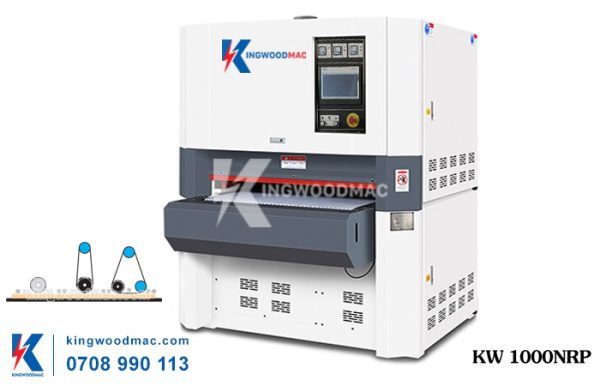 Máy chà nhám thùng trục bào 1m KW 1000NRP | Kingwoodmac