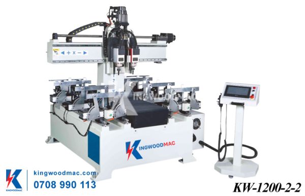 Máy làm mộng âm 2 đầu cnc | KINGWOODMAC