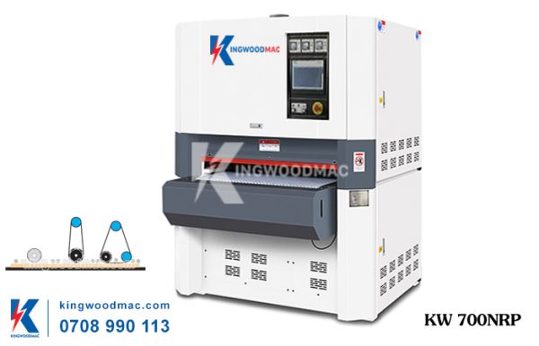Máy trà nhám thùng trục bào KW 700NRP | Kingwoodmac