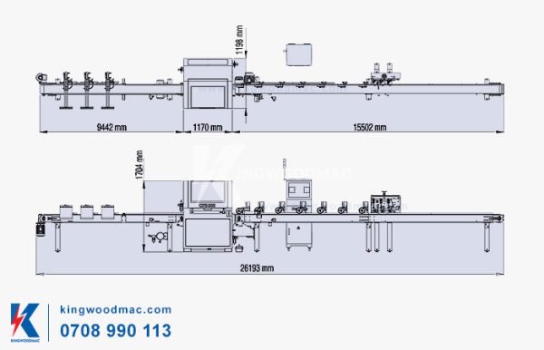 Máy cắt chọn phôi tự động Đài Loan | Kingwoodmac