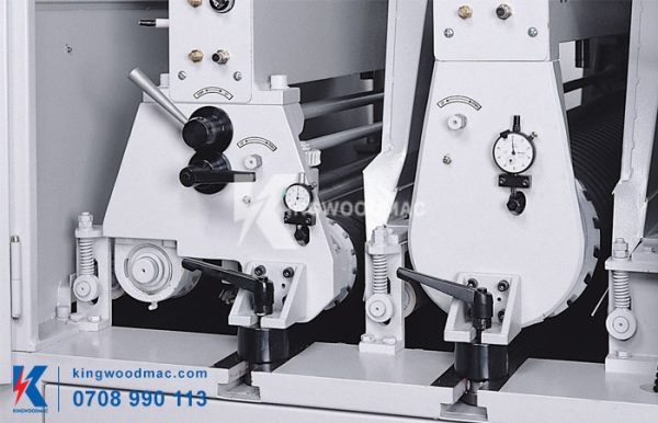 MÁY CHÀ NHÁM THÙNG MỘT MẶT 6 TẤC - PR 25DA trục chà nhám thùng đài loan 2 trục | KINGWOODMAC