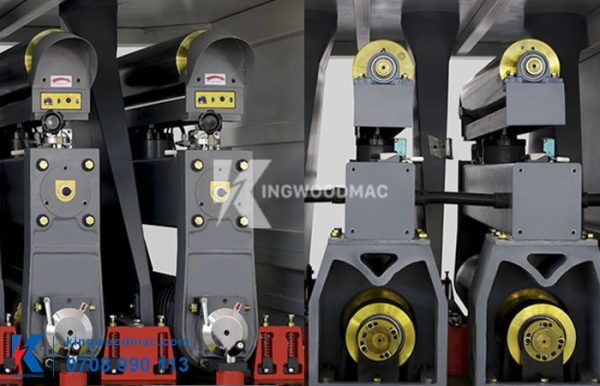 MÁY TRÀ NHÁM THÙNG 2 TRỤC - KW 700RR trục trà nhám thùng 2 trục 7 tấc | KINGWOODMAC