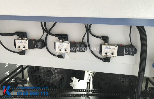 MÁY TRÀ NHÁM THÙNG 2 TRỤC - KW 700RR van cấp khí nén máy trà nhám thùng 2 trục | KINGWOODMAC