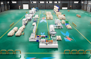 chuyền sản xuất ván gỗ ghép tấm năng suất cao | kingwoodmac