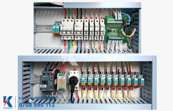 Hệ thống điện máy phay mộng âm dương cnc | KINGWOODMAC