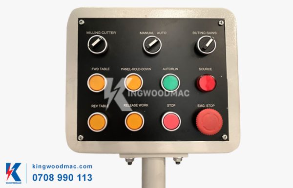 Màn hình điều khiển máy phay finger tích hợp lăn keo | KINGWOODMAC