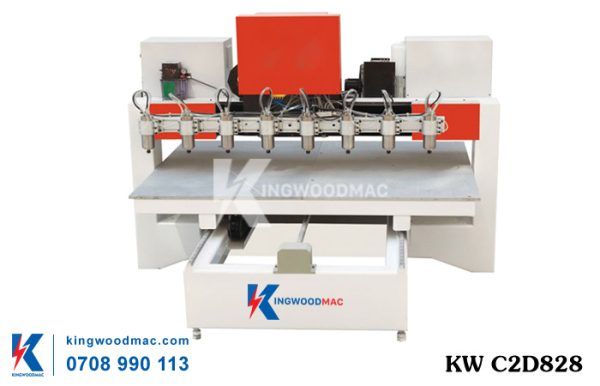 Máy chạm khắc 2D 8 đầu CNC KW C2D828 | Kingwoodmac