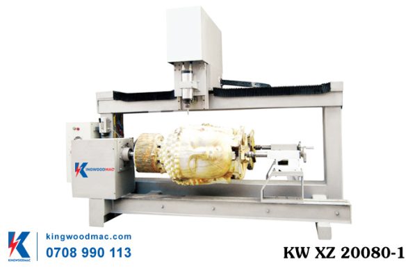 Máy chạm khắc tượng gỗ 3D KW XZ 20080-1 | Kingwoodmac