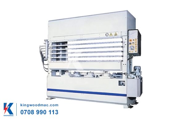 Máy ép nóng 5 khe 120 tấn | KINGWOODMAC