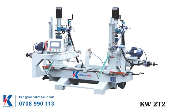 Máy khoan đứng ngang 2 đầu KW 2T2 | Kingwoodmac