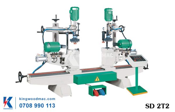 Máy khoan ngang đứng 2 đầu SD 2T2 Đài Loan | Kingwoodmac