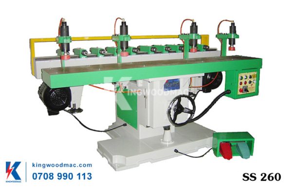 Máy khoan ngang nhiều đầu SS 260 Đài Loan | Kingwoodmac