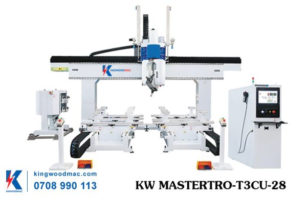 Máy phay CNC 2 bàn làm việc KW MASTERTRO-T3CU-28 | Kingwoodmac