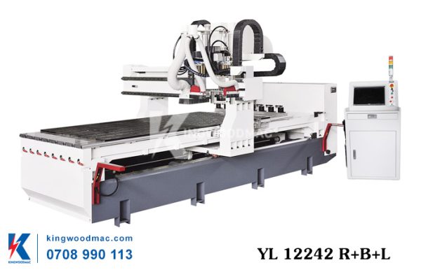Máy phay CNC router thay dao tự động YL 12242 R+B+L Đài Loan | Kingwoodmac