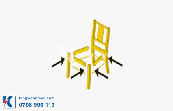 Sản phẩm máy ép chân ghế tự động | KINGWOODMAC