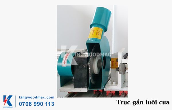 Trục gắn lưỡi cưa máy tiện tự động đa chức năng KWTJ 1220 Kingwoodmac