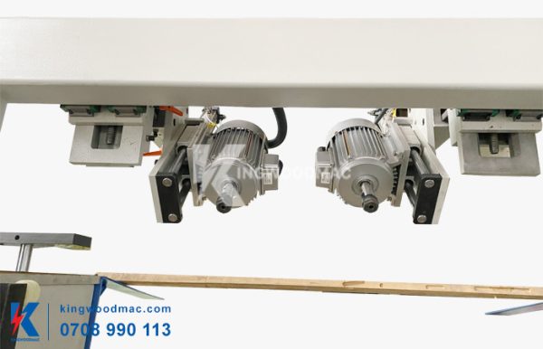 Cụm khoan giữa máy khoan góc xéo 4 đầu gia công KW 1200 – 4ID | Kingwoodmac