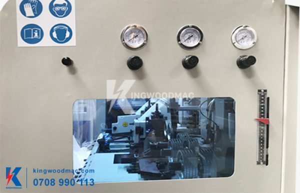 Đồng hồ áp suất máy bào gỗ 4 mặt 6 trục KWVK B618D | Kingwoodmac