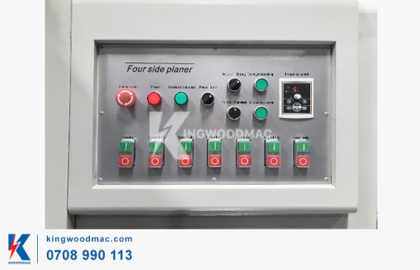 Màn hình điều khiển máy bào gỗ 4 mặt 6 trục dao KWVK B618D | Kingwoodmac
