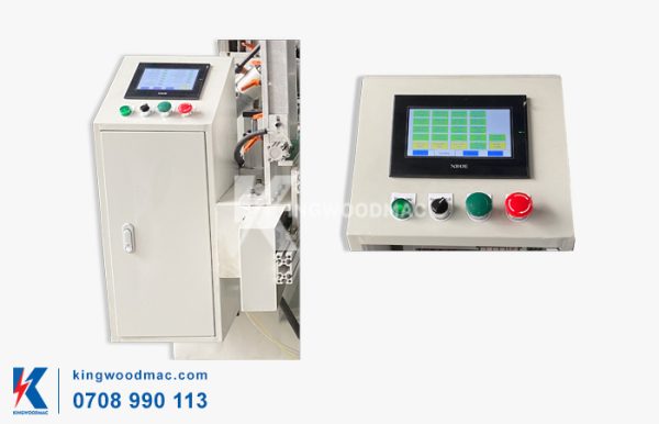 Màn hình điều khiển máy khoan góc xéo 4 đầu gia công KW 1200 – 4ID | Kingwoodmac