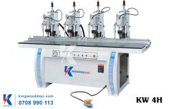 Máy khoan bản lề cửa 4 đầu gia công KW 4H | Kingwoodmac