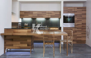 Nội thất bếp làm từ ván gỗ ghép tấm | KINGWOODMAC