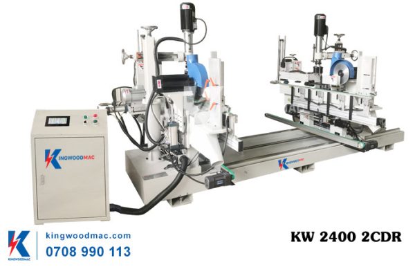 Máy cắt khoan phay 2 đầu tự động | Kingwoodmac