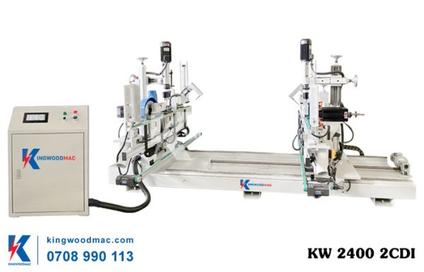 Máy cắt khoan xéo 2 đầu tự động cấp phôi | Kingwoodmac