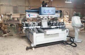 MÁY PHAY MỘNG ÂM 4 ĐẦU CNC - KW 1500-4-4 Bình Dương - Bàn giao máy mộng âm cnc 4 đầu