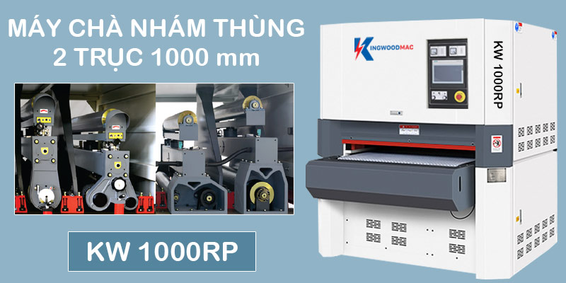 may cha nham thung 2 truc 1000mm kingwoodmac