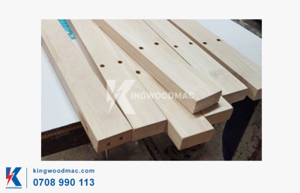 Sản phẩm sau khi trà qua máy nhám chổi 9 trục | Kingwoodmac