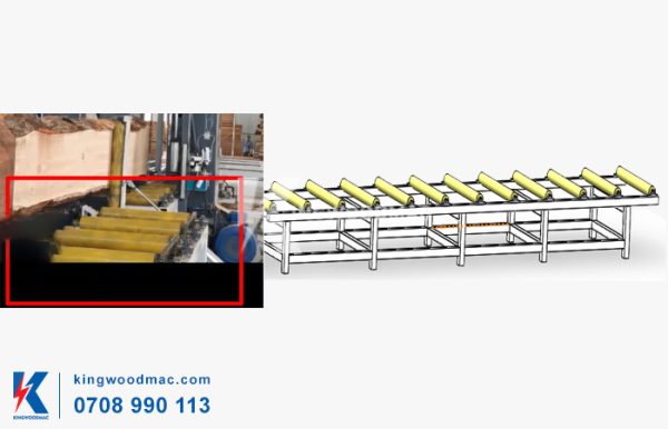 Bàn ra phôi máy cưa gỗ cnc | Kingwoodmac