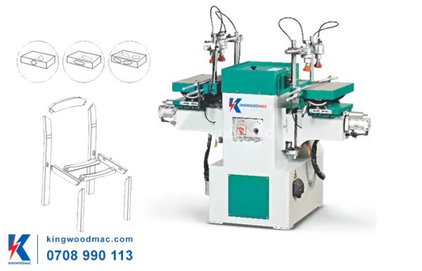 Máy khoan lắc mộng oval âm 2 bàn KWMS 130 | KIngwoodmac