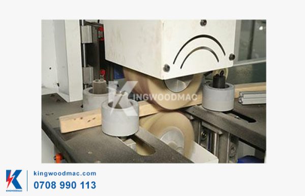 Cụm gia công máy chà nhám chổi 2 mặt tự động KWMD 2PY | Kingwoodmac