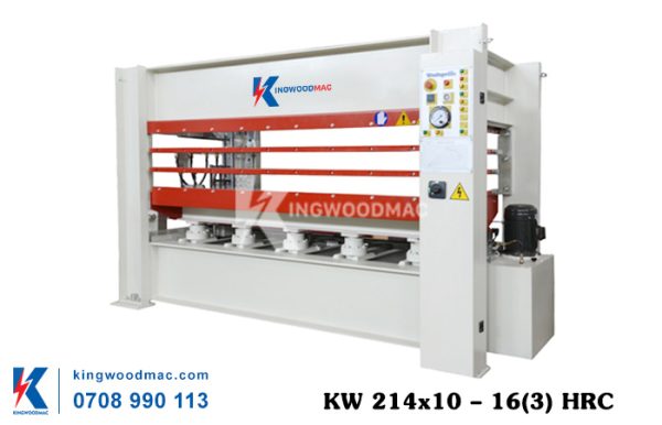 Máy ép nóng 3 khe 160 tấn KW 214 x10 – 16(3) HRC | Kingwoodmac
