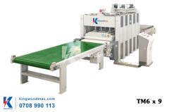 Máy ép nóng veneer băng tải tự động TM6 x 9 | Kingwoodmac
