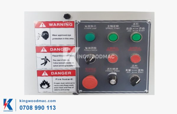 Bảng điều khiển máy chà nhám bo góc cạnh KWXD 420 | Kingwoodmac