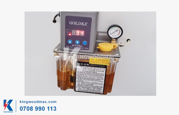 MÁY TIỆN 2 TRỤC NẠP PHÔI TỰ ĐỘNG CÓ CHÀ NHÁM - KWQH 800 2S AL Cấp dầu máy tiện 2 trục nạp phôi tự động có chà nhám KWQH 800-2 SAL