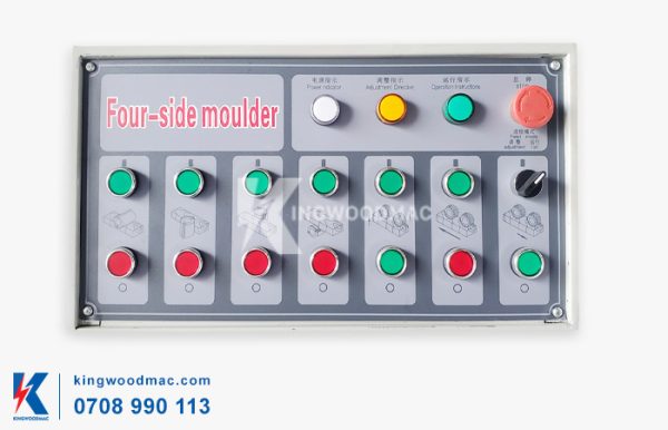 MÁY BÀO GỖ 4 MẶT 4 TRỤC DAO - MB 4015D Màn hình máy bào gỗ 4 mặt 4 trục cao tốc MB 4015D | Kingwoodmac