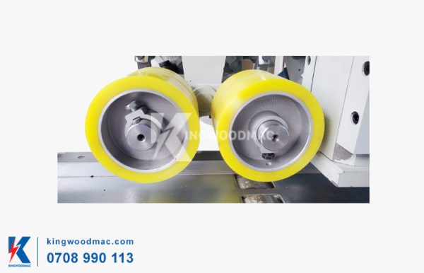 MÁY BÀO GỖ 4 MẶT 4 TRỤC DAO - MB 4015D Rulo đè phôi máy bào gỗ 4 mặt 4 trục cao tốc MB 4015D | Kingwoodmac