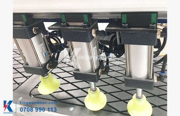 Ben kẹp phôi máy khoan ngang cnc 2 đầu | Kingwoodmac